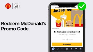 How to Apply Promo Codes on McDonalds App 2024  Redeem McDonalds Promo Code [upl. by Cheke745]