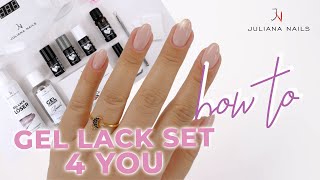 Gel Lack Set 4 YOU  Vegan hema frei lösungsmittelfrei und hypoallergen  Juliana Nails [upl. by Earehc]