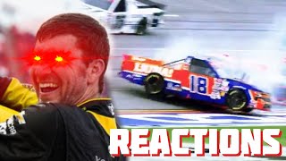 2024 NASCAR Talladega Trucks Reactions [upl. by Beore382]