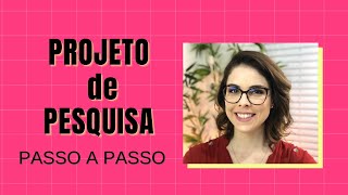 Como fazer PROJETO de PESQUISA para TCC Mestrado e Doutorado [upl. by Hindorff519]