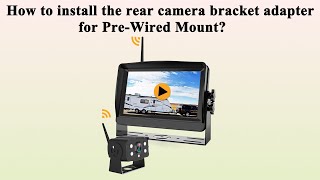 How to install the rear camera bracket adapter for Furrion PreWired Mount [upl. by Ut]