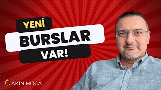 YENİ BAŞLAYAN 3 BURS BAŞVURUSU VAR BURS VEREN KURUMLAR GERİ ÖDEMESİZ BURSA NASIL BAŞVURULUR [upl. by Attennek455]