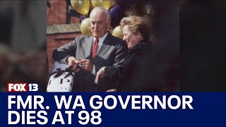 3term former WA Gov Dan Evans dies at 98  FOX 13 Seattle [upl. by Notgnihsaw]