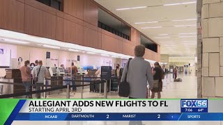 Allegiant adds new nonstop flights from Lexington to Florida [upl. by Erotavlas]