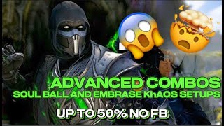 MK1 NOOB SAIBOT ADVANCED COMBOS amp SOUL BALL N PORTAL SETUPS UP TO 50 NO FB mortalkombat1 [upl. by Arit217]