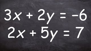 Using Elimination to Solve Systems [upl. by Kobylak762]