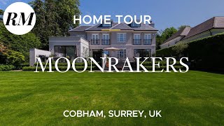 Inside £69M Cobham Mansion Moonrakers on Eaton Park in Surrey UK  Residential Market Home Tours [upl. by Berna805]