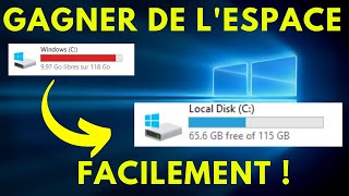 COMMENT LIBÉRER DE LESPACE DISQUE DUR SUR SON PC  WINDOWS 10 11 81 8 7 ET XP [upl. by Ver]