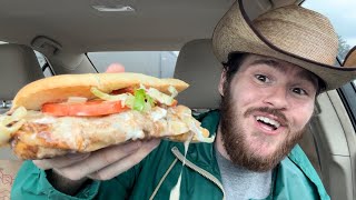 Charleys Cheesesteaks Parmesan Peppercorn Cheesesteak Review [upl. by Bruni134]