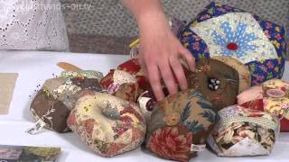 Biscornu Pin Cushion from Carolyn Forster Taster Video [upl. by Bartholomeus]