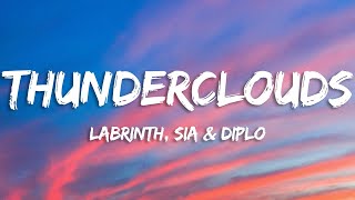 LSD  Thunderclouds Lyrics ft Sia Diplo Labrinth [upl. by Eey]