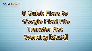 8 Quick Fixes to Google Pixel File Transfer Not Working 2024 [upl. by Marita]