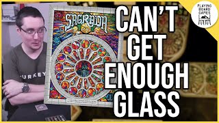 Stained Glass More like Pained Glass SAGRADA Board Game Gameplay [upl. by Samid]