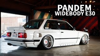 The Cleanest SLAMMED BMW E30 Pandem Kitted 38L Swapped 3 Series [upl. by Lyssa424]