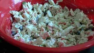 KIANNAS KITCHEN CRAB SEAFOOD SALAD THAT I PROMISE YOU WILL LOVE [upl. by Llesirg46]