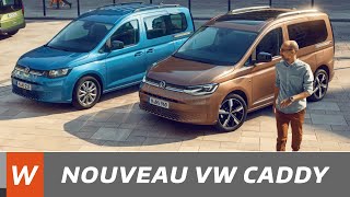 VW Caddy 5  le spot TV [upl. by Alinoel463]