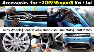 Wagon R Accessories with prices  Vxi  Lxi  Ujjwal Saxena [upl. by Rothenberg]