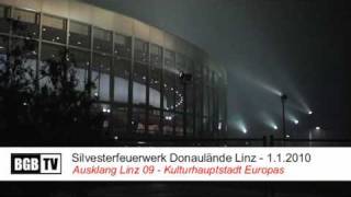 Neujahrsfeuerwerk 2010 Linz [upl. by Niro]