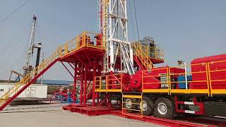 Major Operation Automatic Workover Rig [upl. by Otrebile]