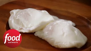 How to Poach Eggs For Beginners  Food Network [upl. by Sheryl]