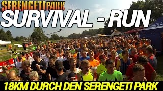 Let´s Run 43  Survival Run im Serengeti Park  16km mit Hindernissen [upl. by Rennold]