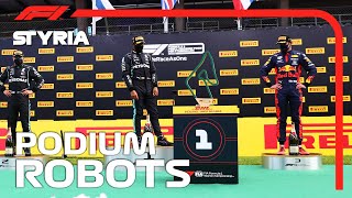 Podium Robots  2020 Styrian Grand Prix [upl. by Jayne]