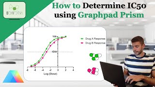 How to easily calculate the IC50 of a drug using Graphpad Prism IC50 drug pharmacology graphpad [upl. by Nachison974]