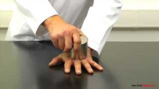 Superstrong neodymium magnets crushing a mans hand [upl. by Ruffo365]