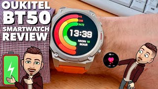 OUKITEL BT50  Günstige Fitness Smartwatch für iOS amp Android mit EINER SCHWÄCHE … TEST Review [upl. by Breana]