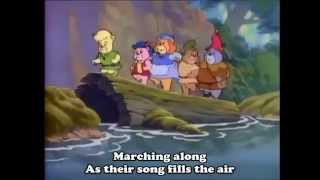 Disneys Adventures of the Gummi Bears Theme Song With lyrics [upl. by Siddon]