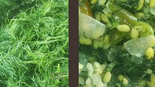 Fennel Leaves  Indian Vegetarian Recipe for Lunch Dinner  Telugu Vantalu [upl. by Colston]