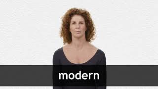 How to pronounce MODERN in American English [upl. by Zandt]