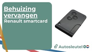 Renault smartcard  Behuizing vervangen [upl. by Naras]