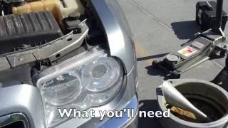 DIY 200610 Chrysler 300C 57l V8 Hemi Oil Change Tutorial [upl. by Mailliw550]