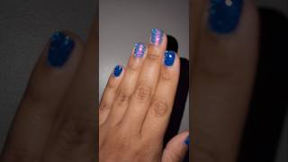 emily de molly reflective blues indiepolish shortnails nailswatch naturalnails emilydemolly [upl. by Jamima177]