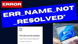 ERR NAME NOT RESOLVED Error on Windows PC Fixed [upl. by Markman476]