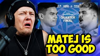 CHEZAME Reacts  Josh O 🇺🇸 vs Matej 🇦🇹  GBB 2023 WORLD LEAGUE  BOSS LOOPSTATION CHAMPIONSHIP [upl. by Chak]