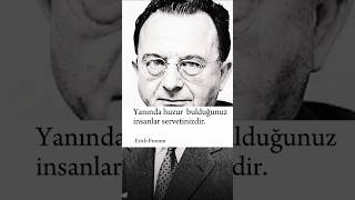 Erich Fromm Aslında servetinizfelsefe [upl. by Nillad]