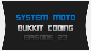 Bukkit Coding  Episode 23 System MOTD [upl. by Ymrej]