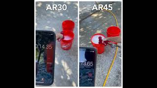 AR30 vs AR45 Bucket Test [upl. by Eluj]