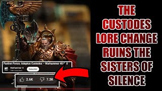 Warhammer Custodes NEW LORE Change Makes The Sister Of Silence Useless [upl. by Jens]