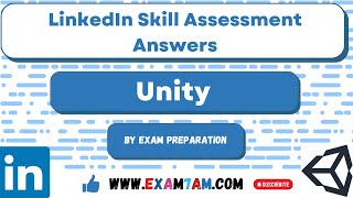 Unity LinkedIn Skill Assessment Answer 2023  Exam Preparation  LinkedIn Quiz [upl. by Vardon]