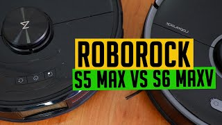 Roborock S5 Max vs S6 MaxV Which Premium Robot Vacuum is Better [upl. by Olihs]