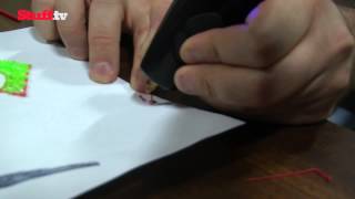 3Doodler handson review  the worlds first 3D printing pen [upl. by Conners]