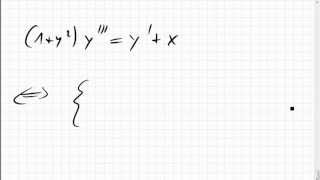 12B1 Differentialgleichung 3 Ordnung in DGLSystem 1 Ordnung umwandeln [upl. by Kotto99]