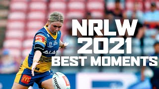 NRLW 2021 Best Moments [upl. by Kcirtapnaes75]