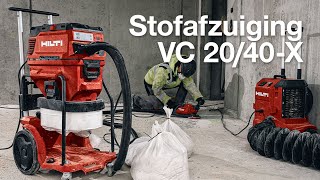 Hoe stelt u de nieuwe generatie stofzuigers van Hilti in VC 2040CB stapvoorstap handleiding [upl. by Nimsay]