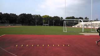 Agility Ladder Training High Knees [upl. by Aketal]