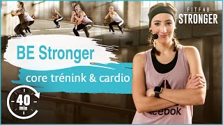 1 BE Stronger  FITFAB Stronger cardio a core [upl. by Irrehc204]