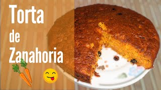 TORTA DE ZANAHORIA receta tradicional 🥕  Super fácil de hacer en casa 😋 [upl. by Ahsitel]